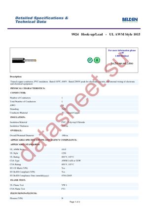 9924 003100 datasheet  